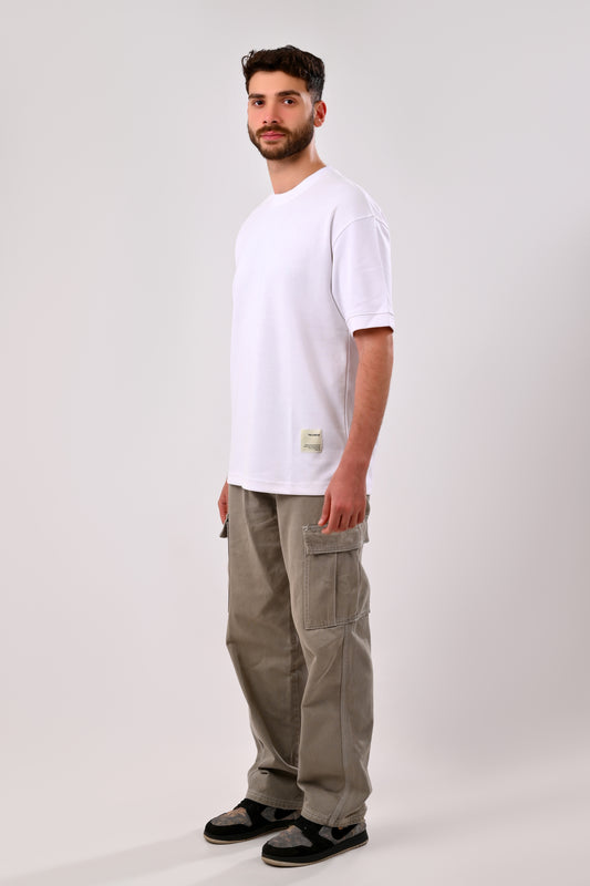 Oversized T-Shirt Pull&Bear(white)