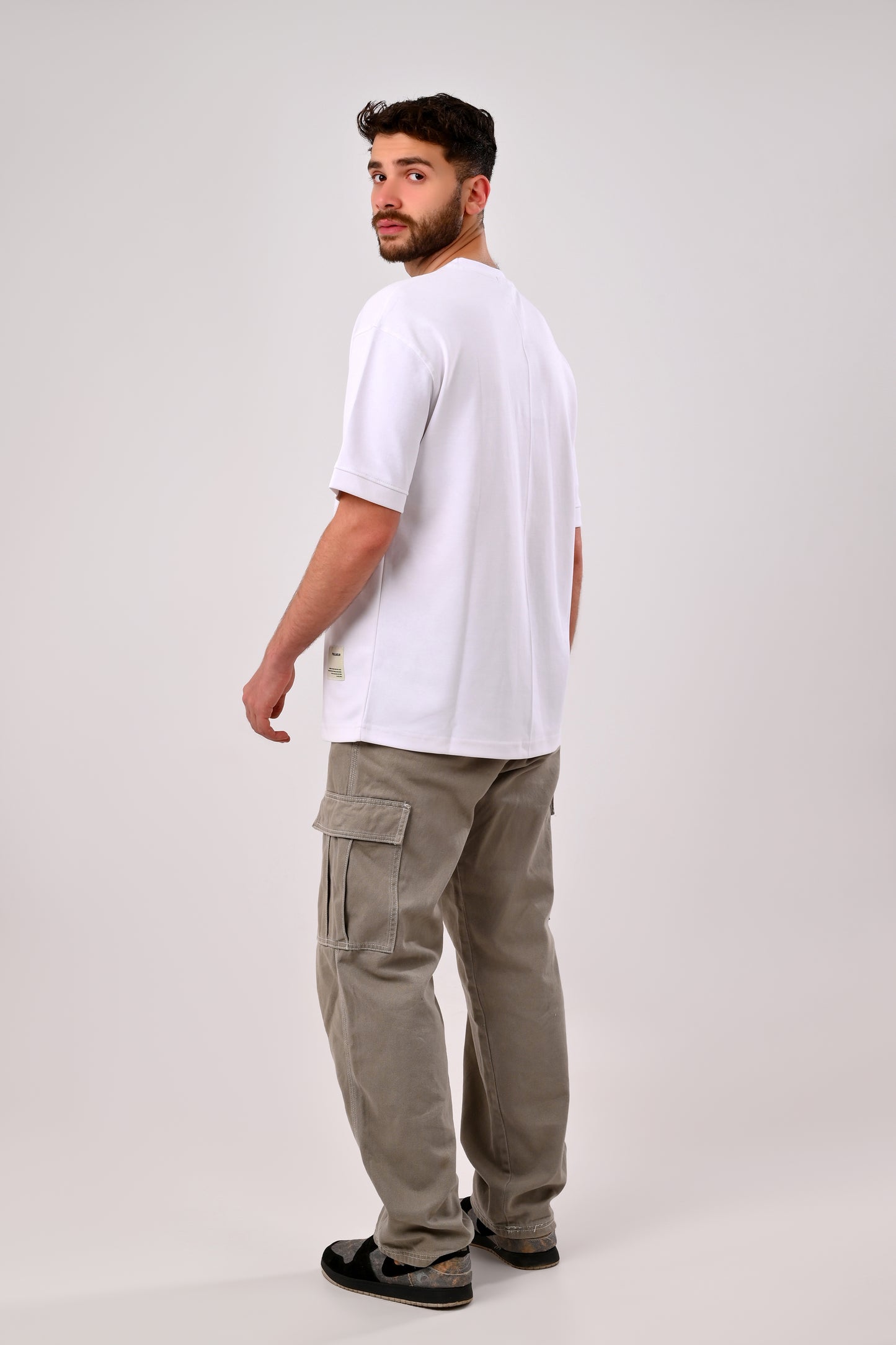 Oversized T-Shirt Pull&Bear(white)