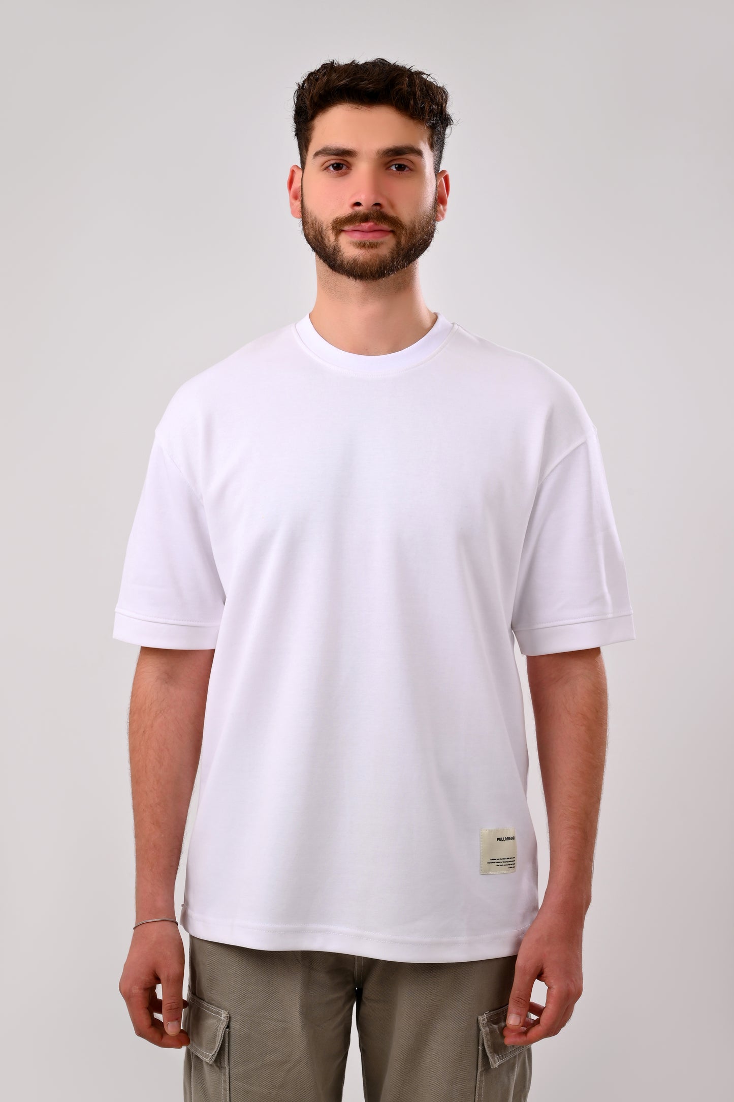 Oversized T-Shirt Pull&Bear(white)