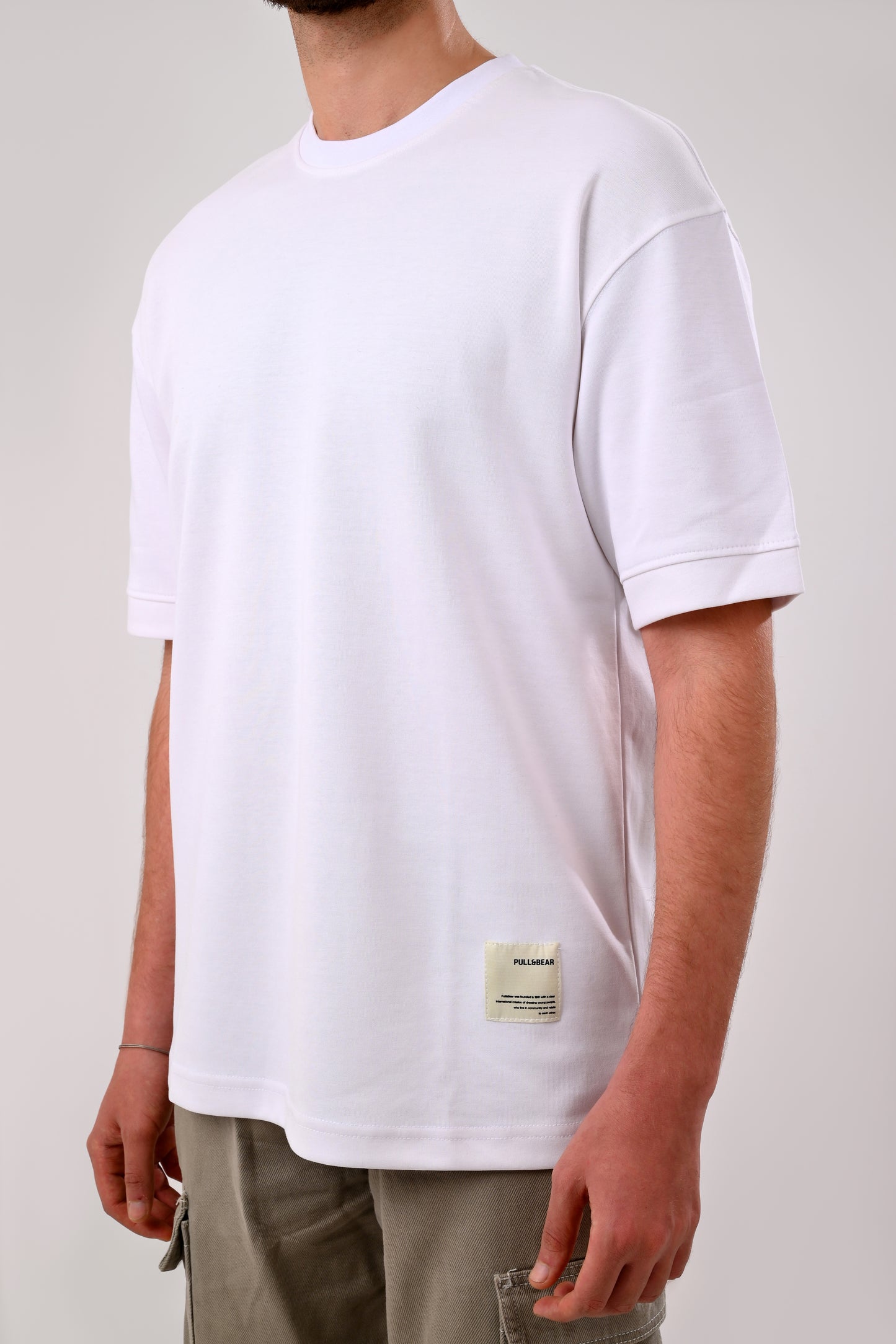 Oversized T-Shirt Pull&Bear(white)