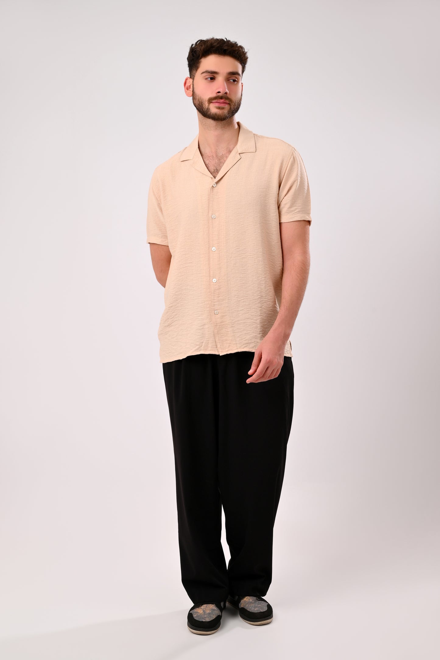 ZARA Men's Shirt -(Beige)