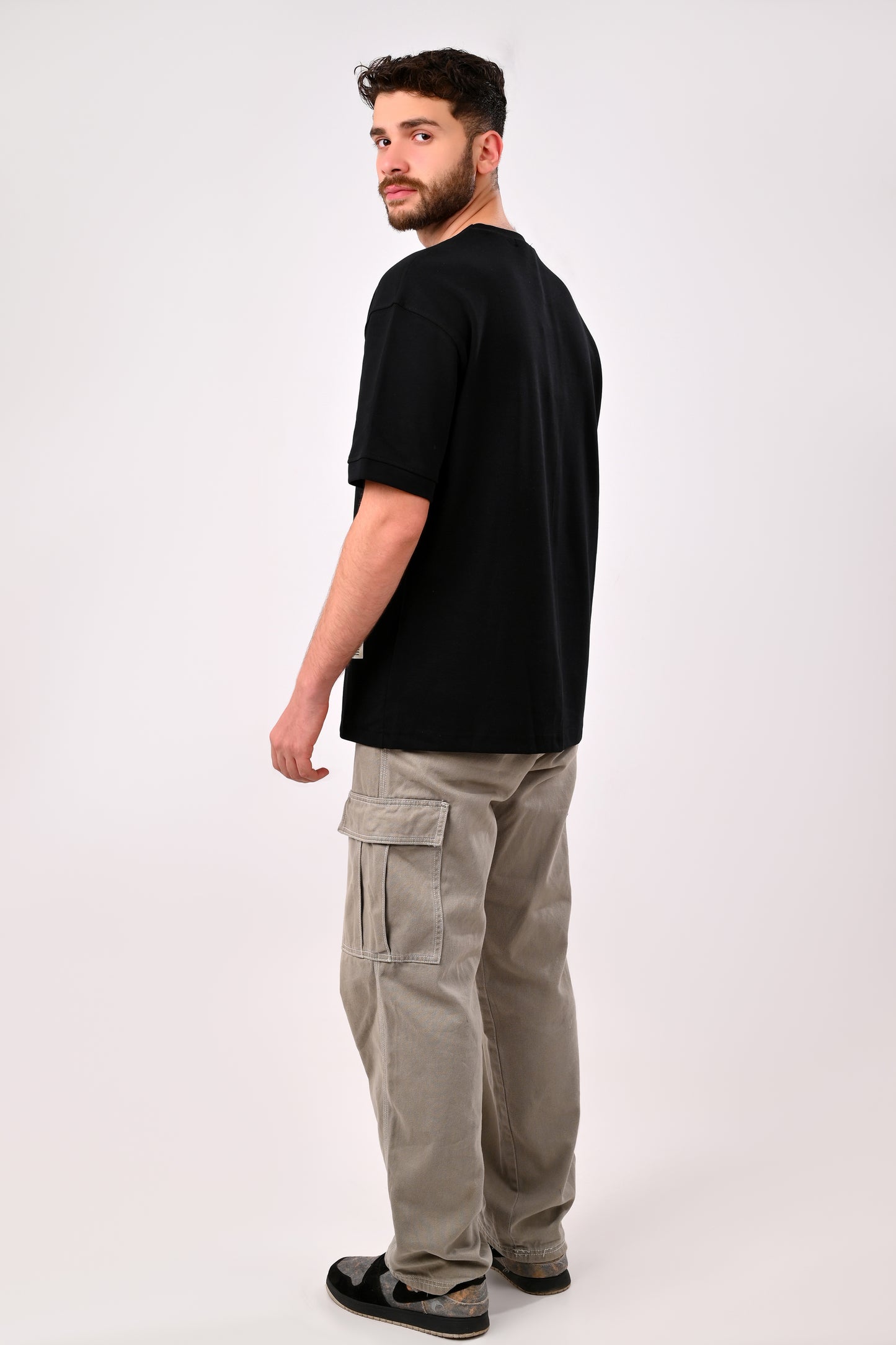 Oversized T-Shirt Pull&Bear( Black )