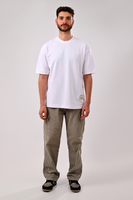 Oversized T-Shirt Pull&Bear(white)